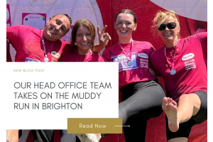 Our Head Office Team Takes on the Muddy Run in Brighton!