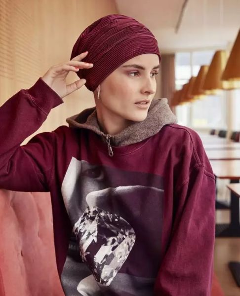 LUNA V.TURBAN 1527-0821 BORDEAUX AUTUMN AW23