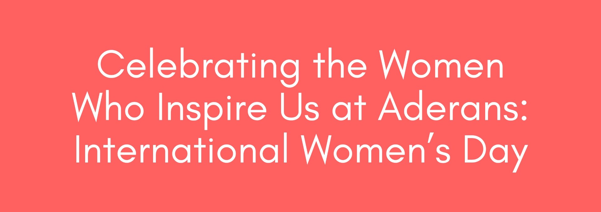 Aderans_UK_-_International_Womens_Day